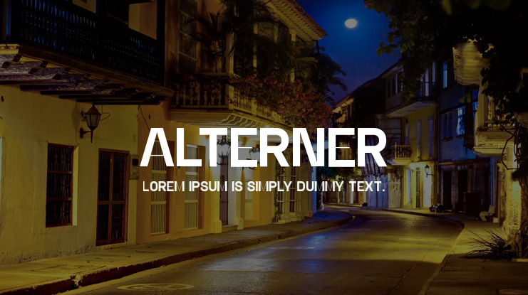 Alterner Font
