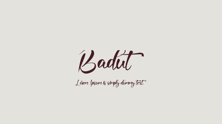 Badut Font