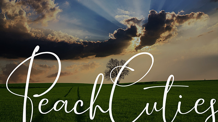 PeachCuties Font