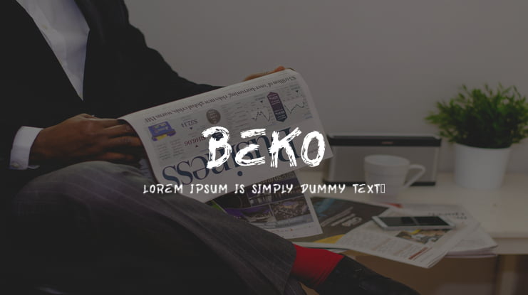 BEKO Font
