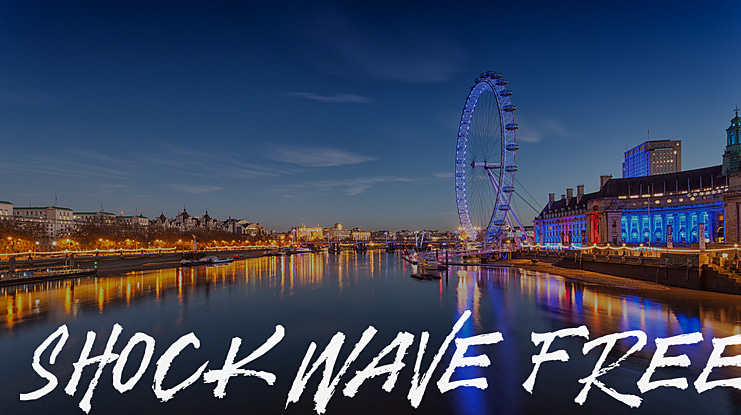 SHOCKWAVE FREE Font