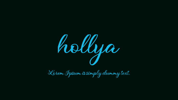 hollya Font