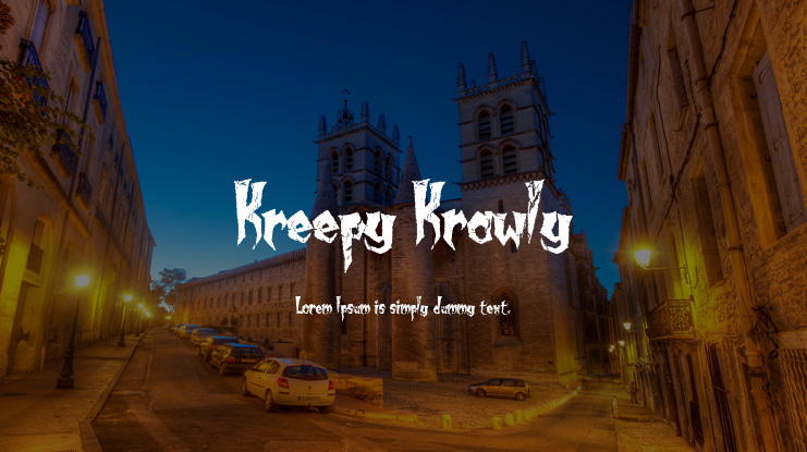 Kreepy Krawly Font