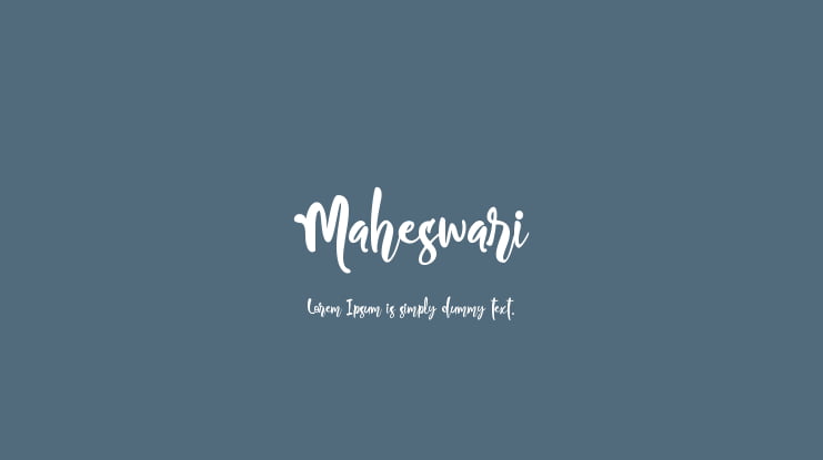 Maheswari Font