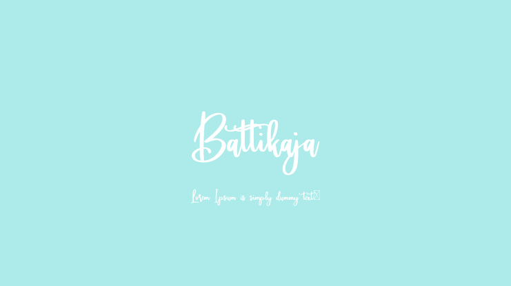 Battikaja Font