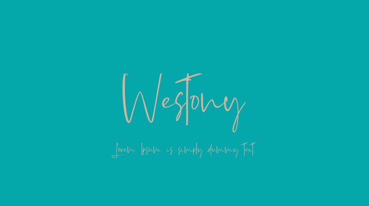 Westony Font