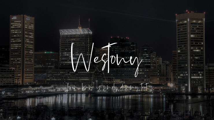 Westony Font
