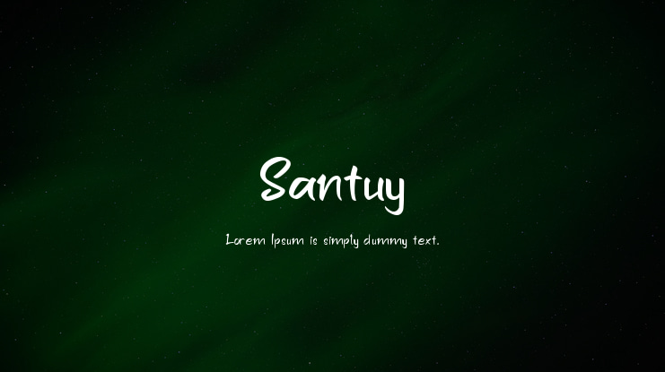 Santuy Font