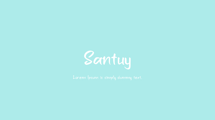 Santuy Font