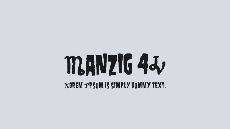 Danzig 4P Font