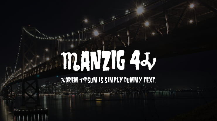 Danzig 4P Font
