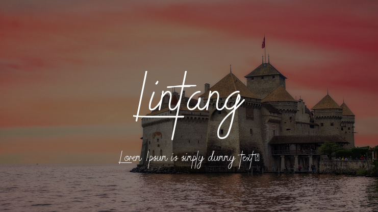 Lintang Font