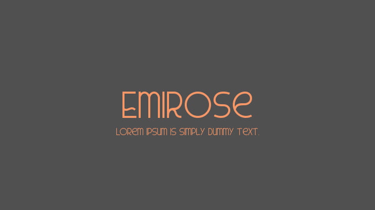 Emirose Font