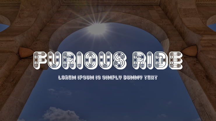 Furious Ride Font Family
