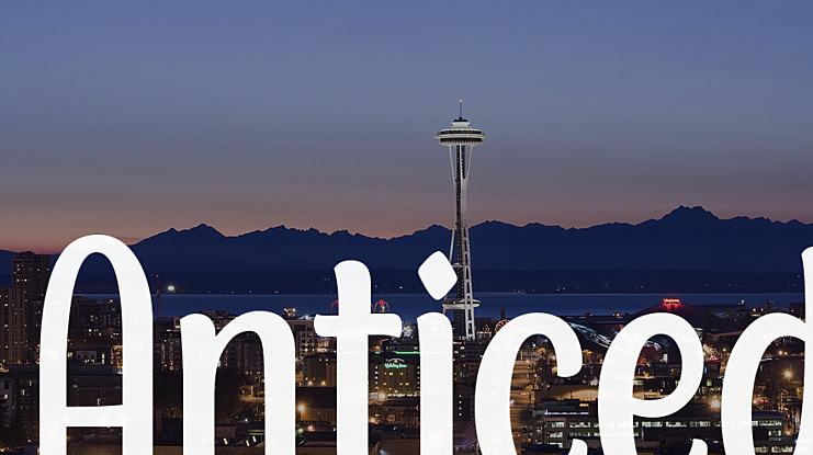 Anticed Font