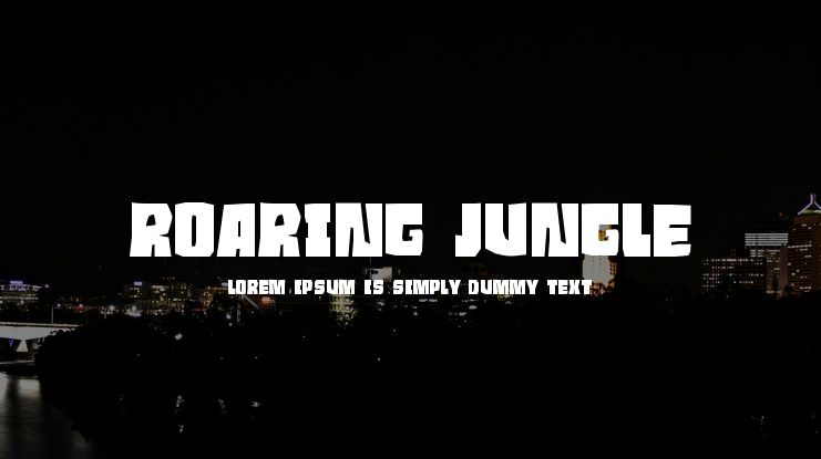 Roaring Jungle Font