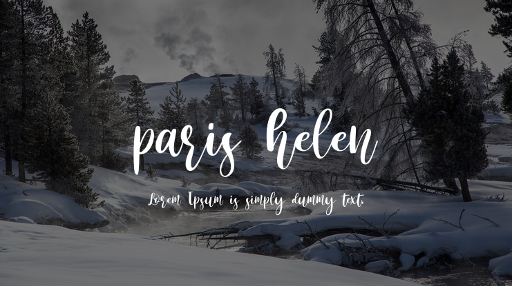 paris helen Font