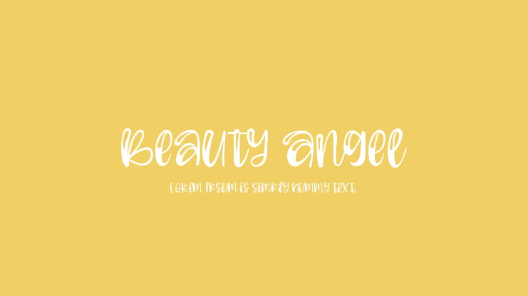 Beauty Angel Font