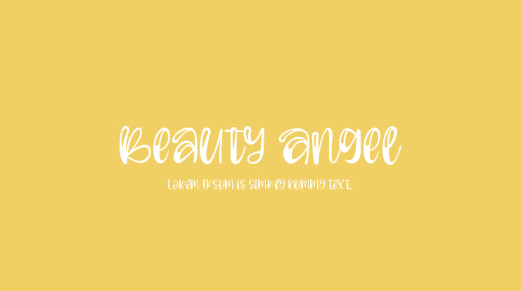 Beauty Angel Font