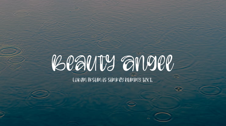 Beauty Angel Font