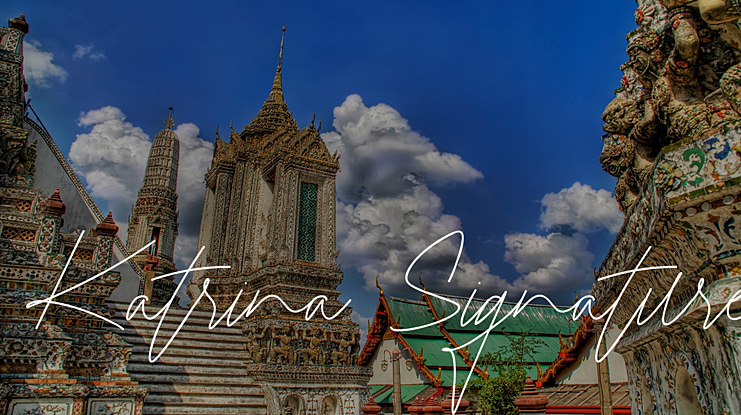 Katrina Signature Font