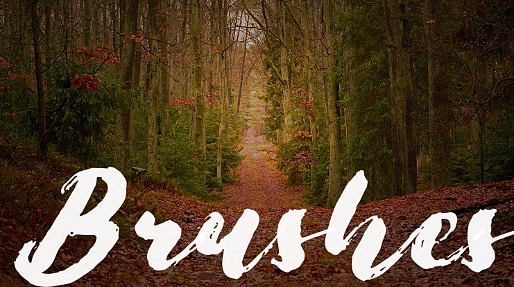 Brushes Font