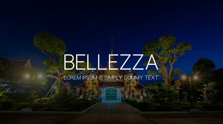 Bellezza Font Family