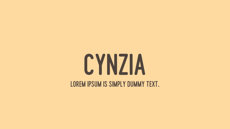 Cynzia Font Family