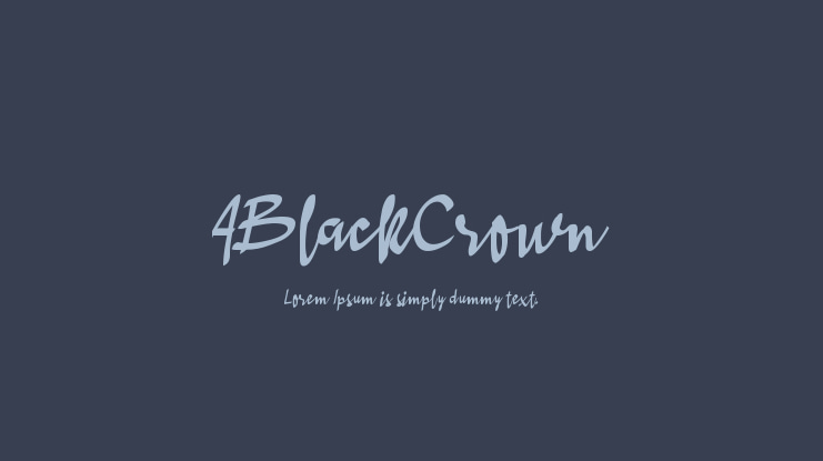 ABlackCrown Font