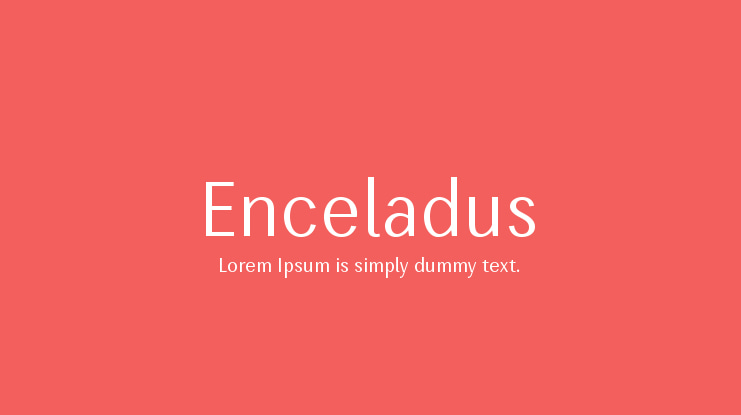 Enceladus Font Family