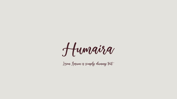 Humaira Font