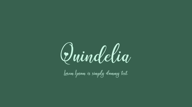 Quindelia Font