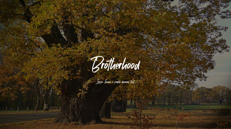 Brotherhood Font