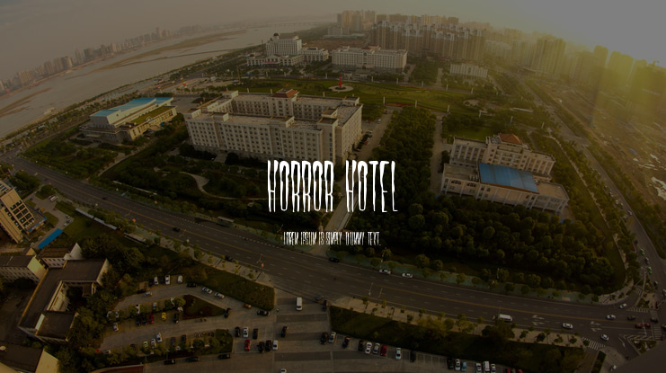 Horror Hotel Font