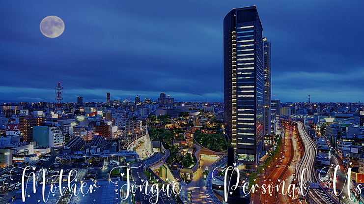 Mother Tongue - Personal Use Font