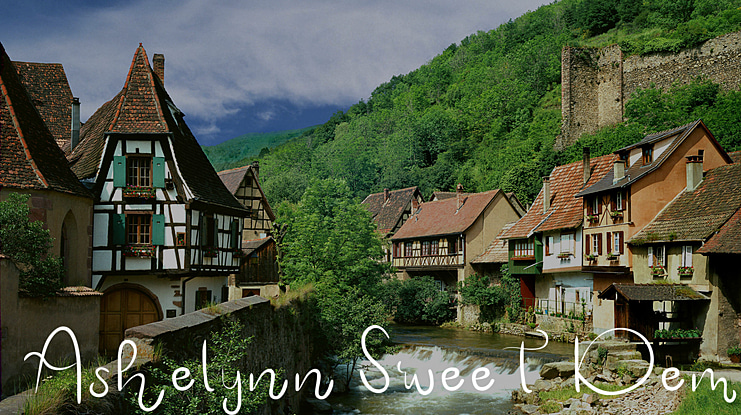 Ashelynn Sweet Demo Font Family