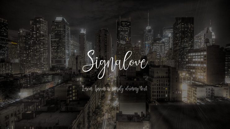 Signalove Font