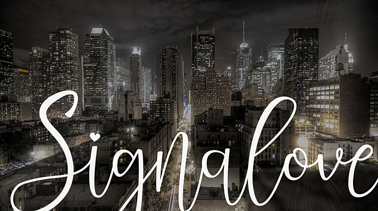 Signalove Font