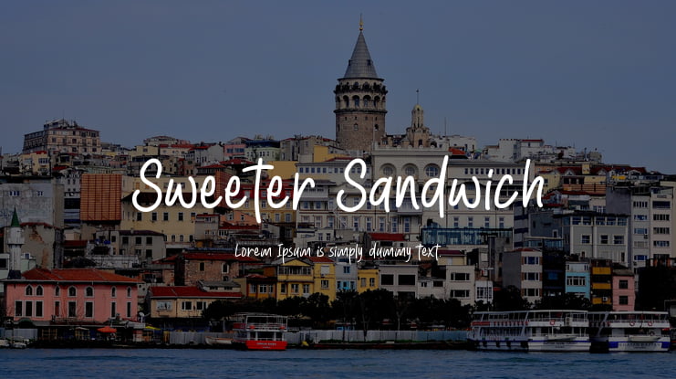 Sweeter Sandwich Font