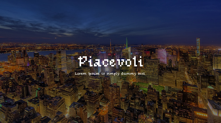 Piacevoli Font