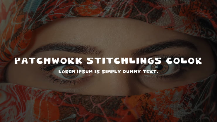 Patchwork Stitchlings Color Font Family