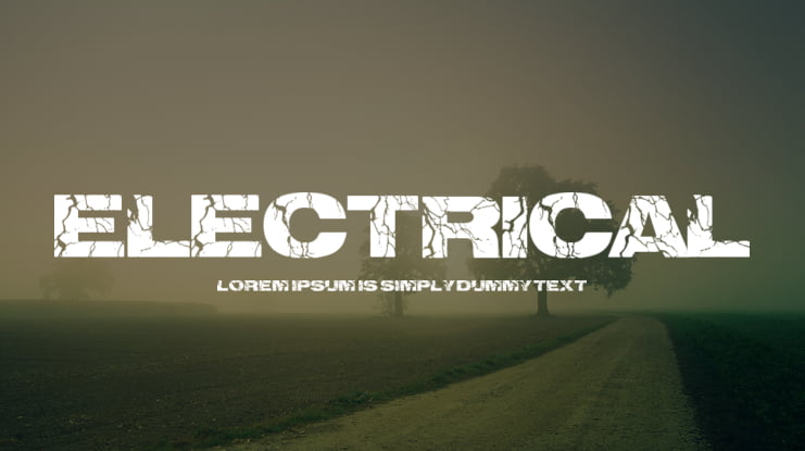 electrical Font