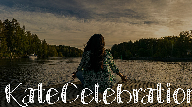 KateCelebration Font