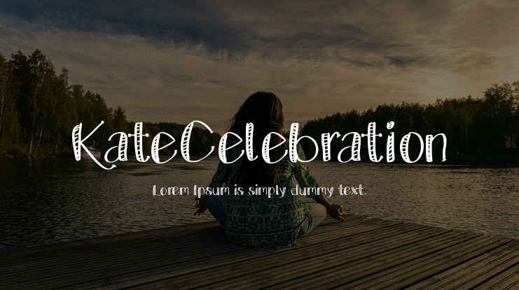 KateCelebration Font