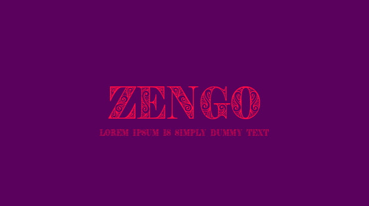 Zengo Font