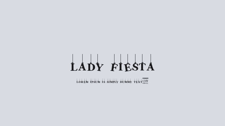 Lady Fiesta Font