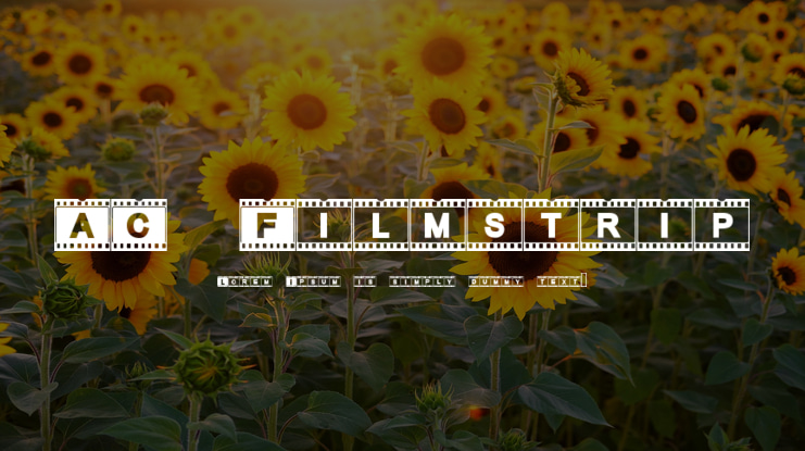 AC Filmstrip Font