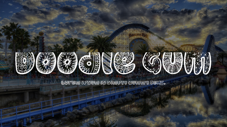 Doodle Gum Font