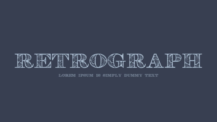 Retrograph Font