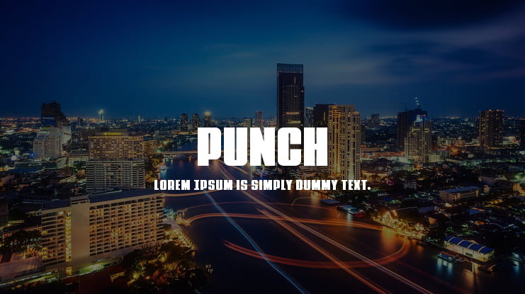 Punch Font Family